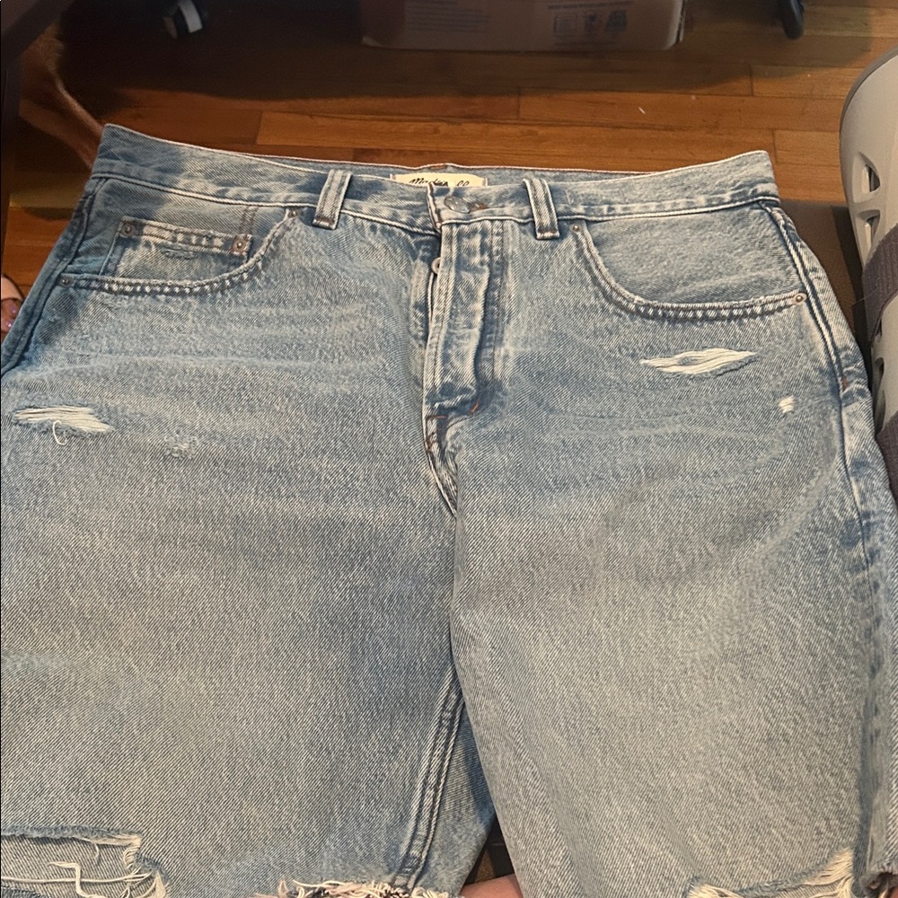 Madewell Light Blue Denim Shorts
